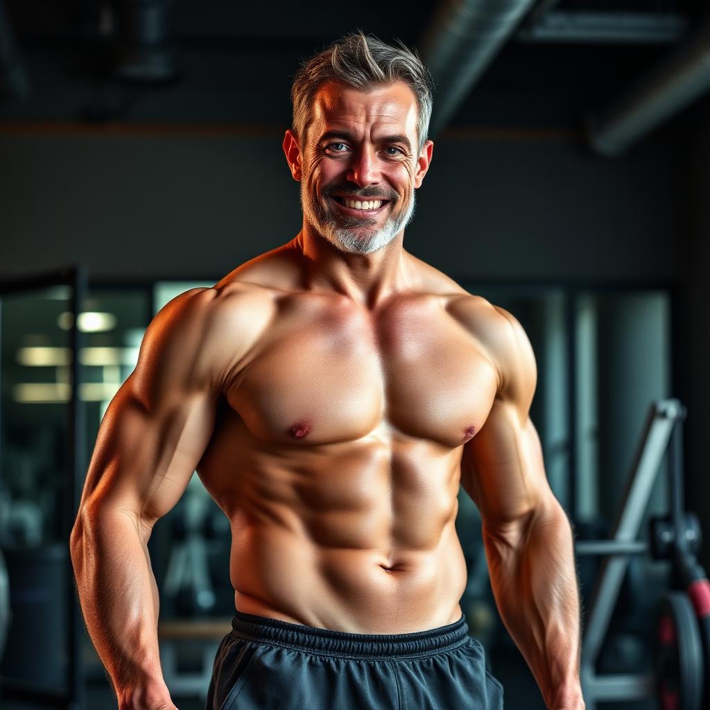 Confident UK man showing the results of Nitro Force Male Enhancement